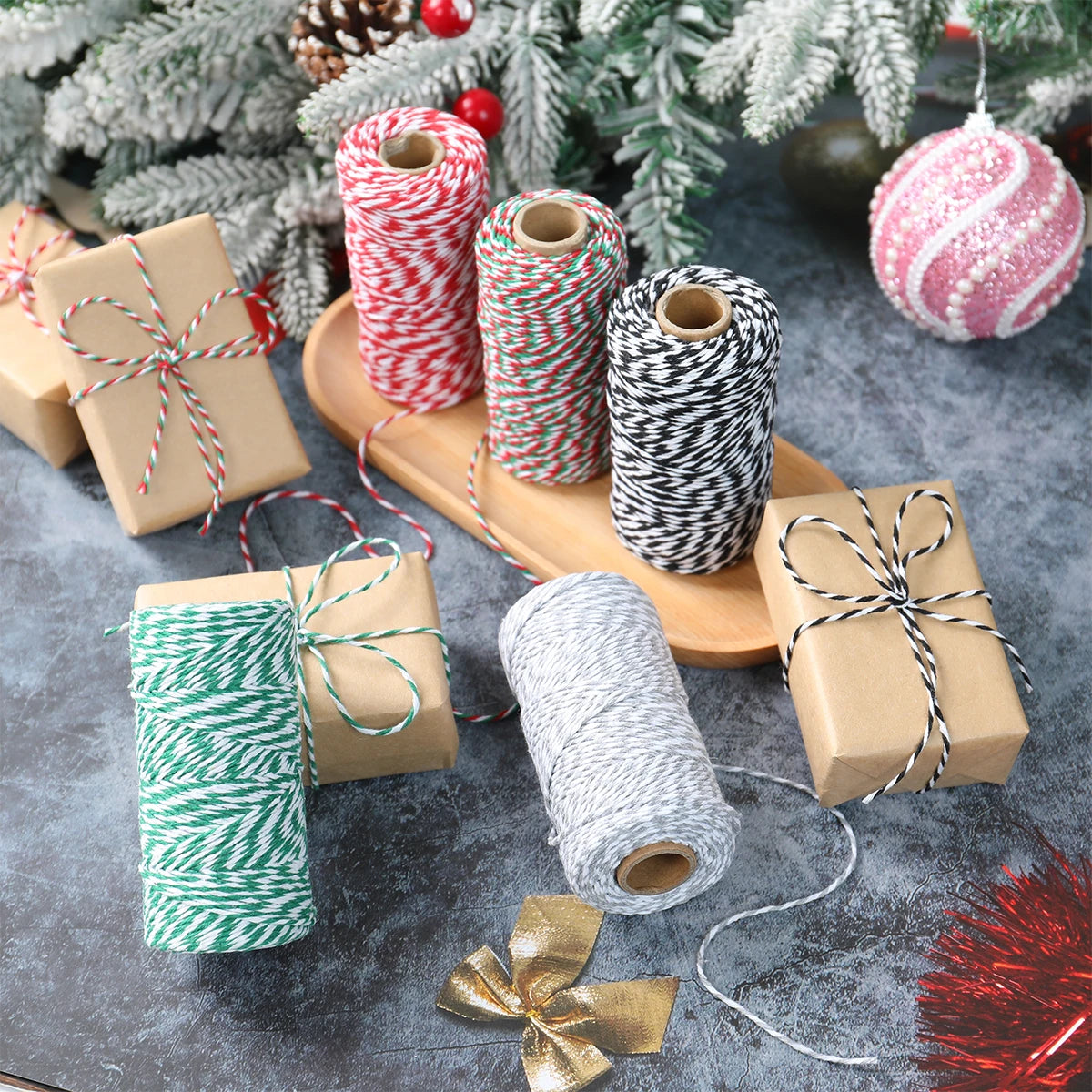 Christmas Wrapping String Rope for Gift Packaging