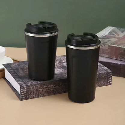 380/510ml Stainless Steel Travel Coffee Mug - Leak-Proof Vacuum Flask