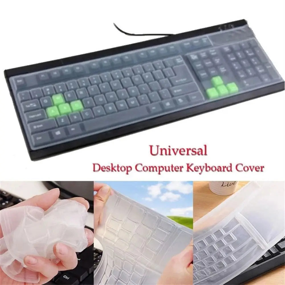 Housse de clavier universelle en silicone étanche - Protection anti-poussière