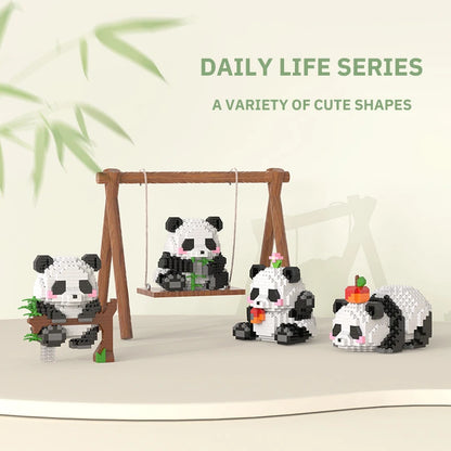 DIY Mini Panda Building Blocks