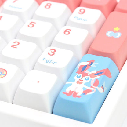 Anime PBT Keycaps XDA Profile - 130 Pink Caps