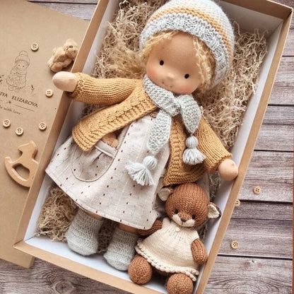 Peluche Waldorf Doll Girl