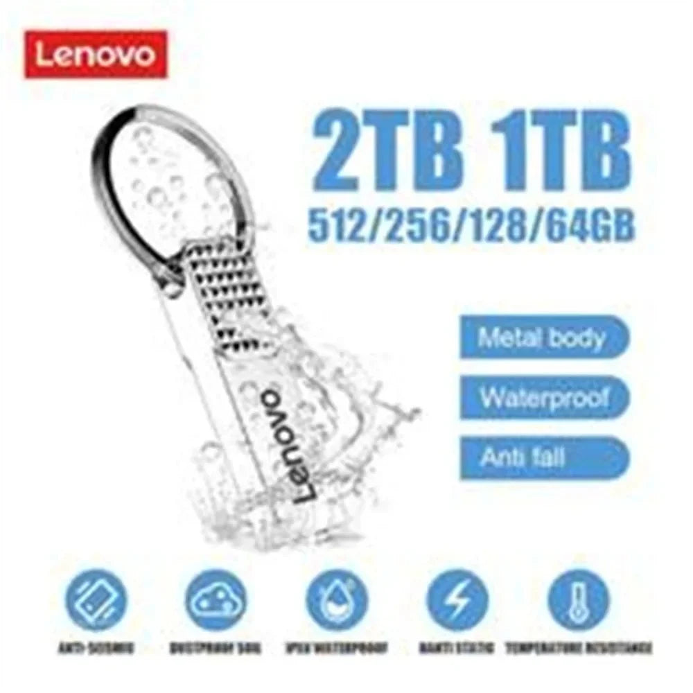 Clé USB 3.0 en métal OTG Lenovo de 2 To