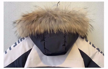 Manteau à capuche en fourrure pour bébé - Parka chaude et élégante pour enfants