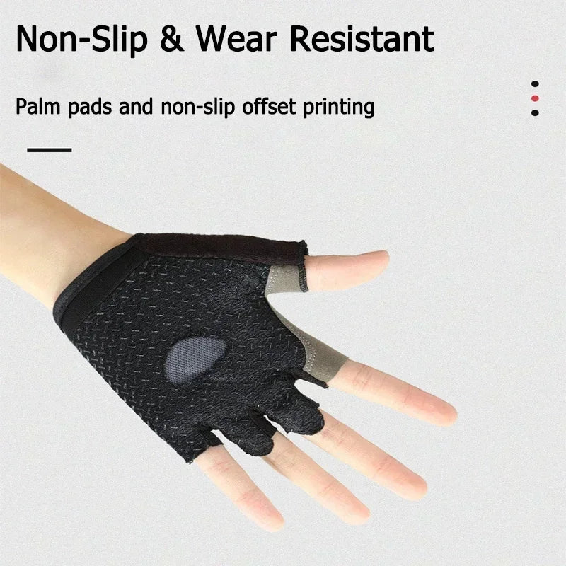 Unisex Fitness Training Gloves – Fingerless