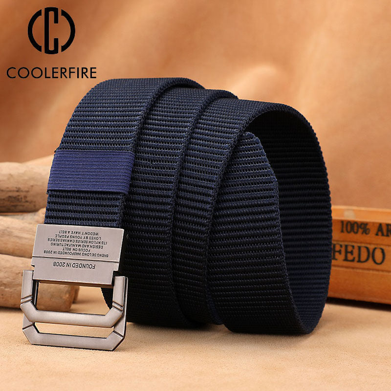 Men's Tactical Nylon Webbing Belt - HB009