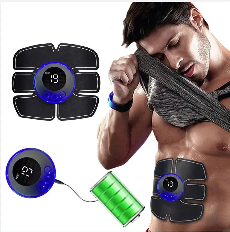 Stimulateur musculaire rechargeable par USB pour l'entraînement des abdominaux et des bras