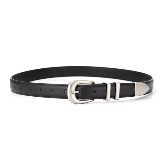 Vintage Cowhide Leather Belt for Men