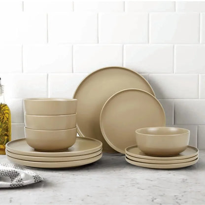 16-Piece Stoneware Dinner Set