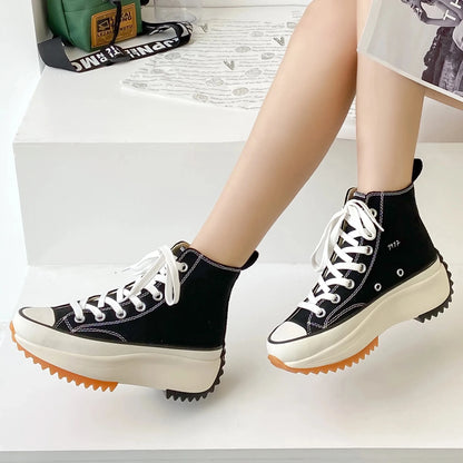 Women's Casual Platform Running Shoes with Thick Soles Sneakers