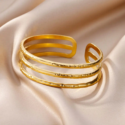 Gold-Plated Stainless Steel Women's Bracelet