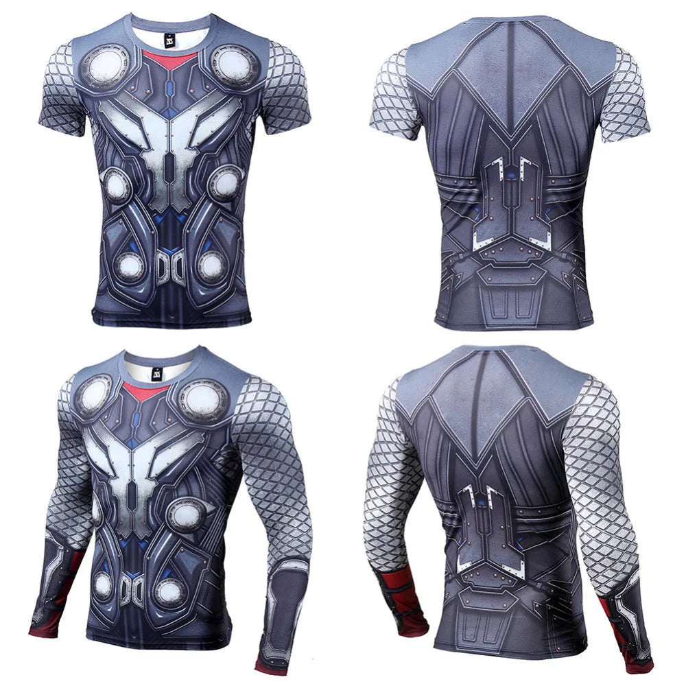 Men's 3D Hip Hop O-Neck Oversized Tee