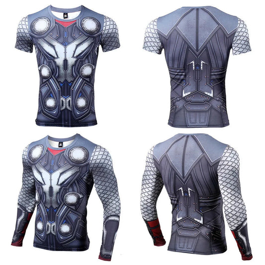 Men's 3D Hip Hop O-Neck Oversized Tee