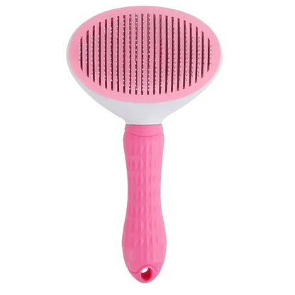 Peigne de brosse à cheveux en acier inoxydable pour toilettage pour animaux de compagnie
