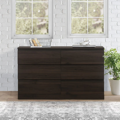 Commode horizontale Brindle à 6 tiroirs - Durable et solide