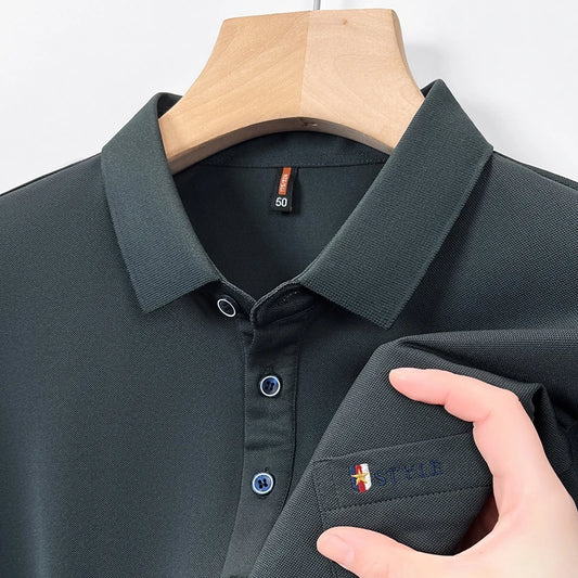 Polos respirants et unis pour hommes