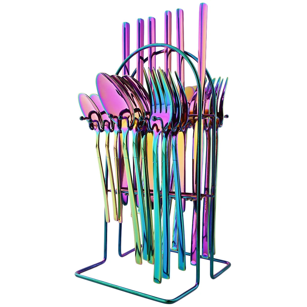 Ensemble de vaisselle étoile en acier inoxydable