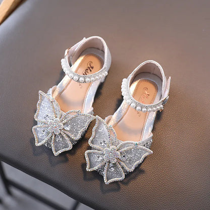 Summer Girls Sandals Fashion Rhinestone Bow