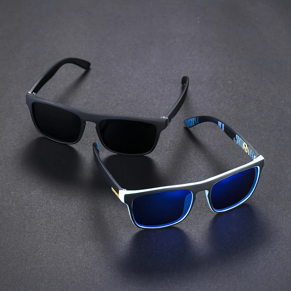 Square Polarized Sunglasses Anti-Glare Sun Shades