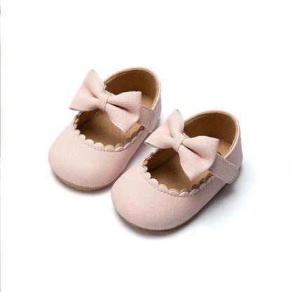 Chaussures de jardin à nœud pour bébé princesse