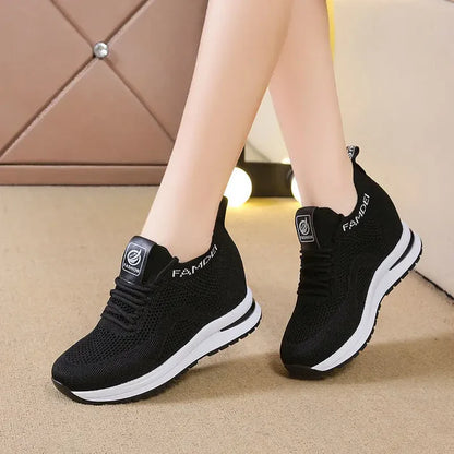 Women's Summer Hidden Heel Wedges Casual Sneaker