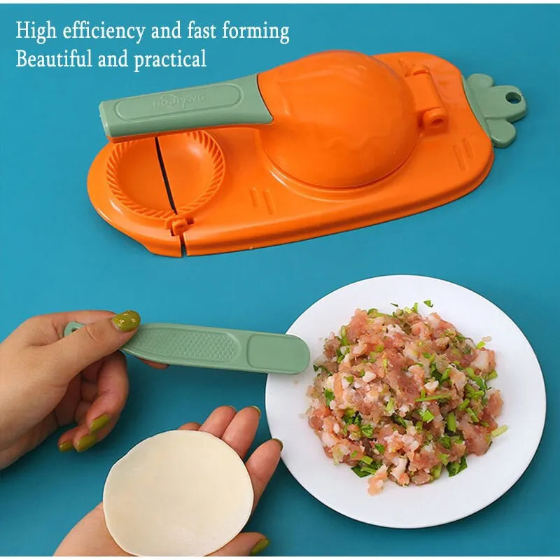 Dumpling Wrapper Mold for DIY Dough Pressing - Baking Gadget