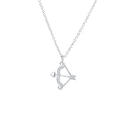 Zircon Love Arrow Necklace