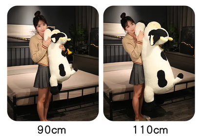 Cute 90cm/110cm Milk Cow Plush Toy