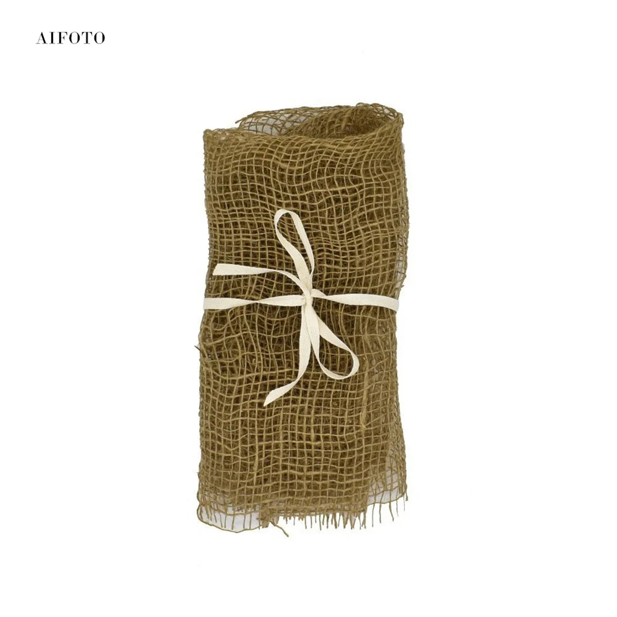Newborn Photography Props Chunky Burlap Layer Net Hessian Jute Backdrop Blanket Mat Baby Blanket For Photo Shoot Accessories