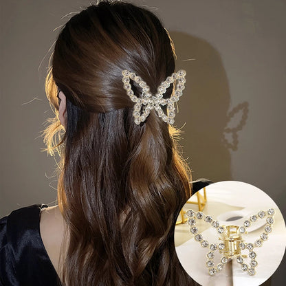 Pearl Bow-Knot Hairpin-Chic Hair Accessory