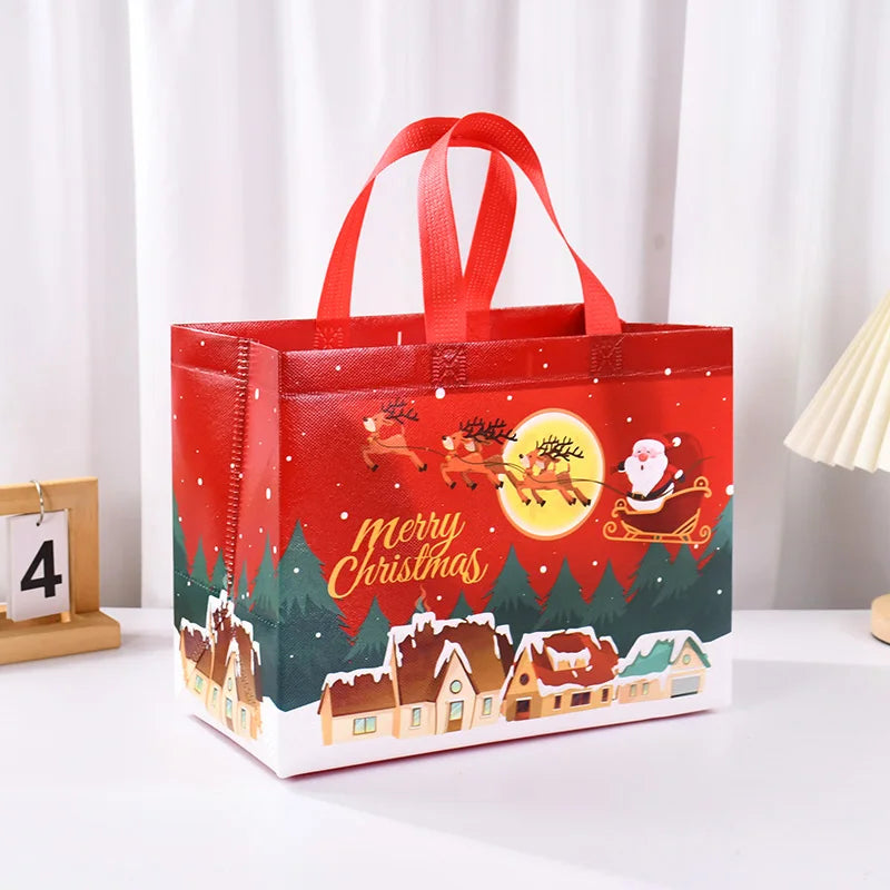 Kraft Christmas Gift Bags for Festive Packaging