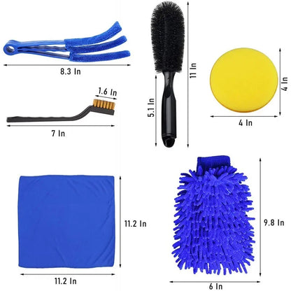 The Ultimate 15-Piece Car Detailing Brush Set