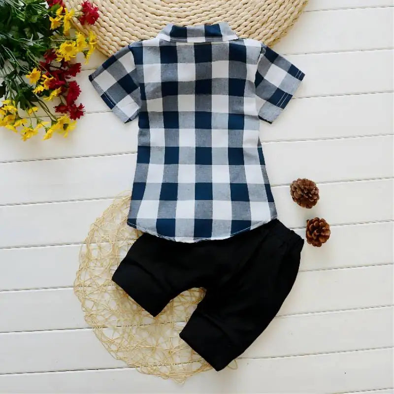 Summer Baby boys Clothes Sets - Cotton Kids T-shirt & Shorts