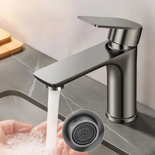 Stainless Steel Bathroom Hot/Cold Water Faucet