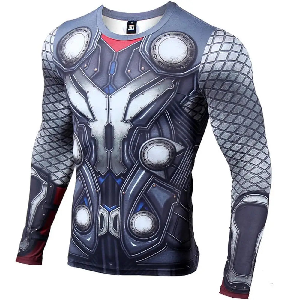 Men's 3D Hip Hop O-Neck Oversized Tee