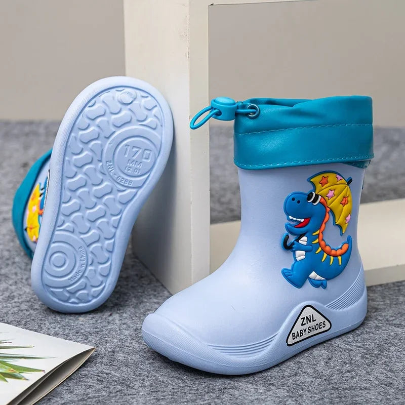 EVA Plush Rain Boots for Kids