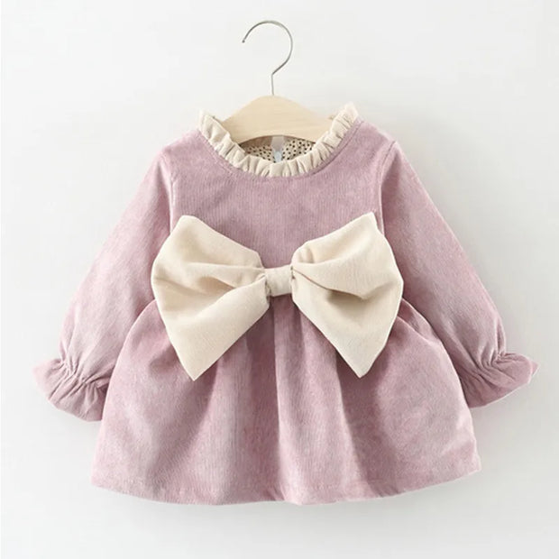 Cartoon Knit Baby Dress