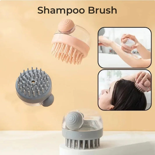 Brosse de douche pour animaux de compagnie avec boîte de shampoing