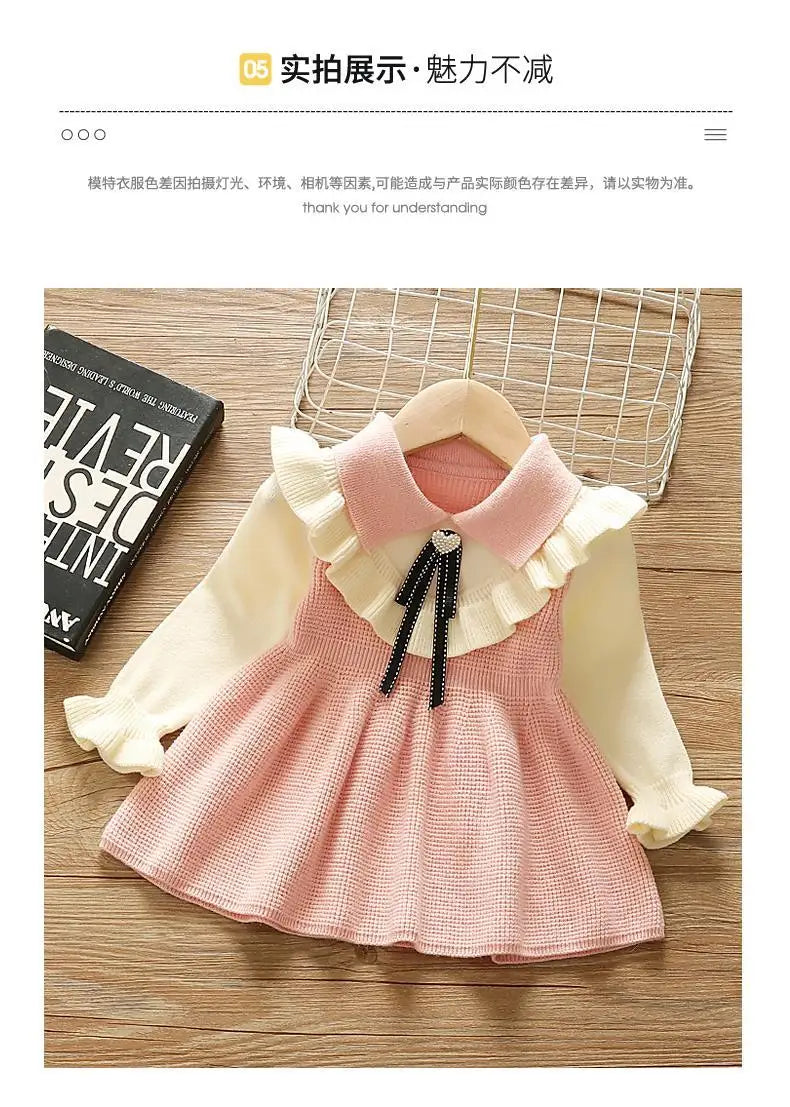 Pull de fête de Noël princesse pour enfants