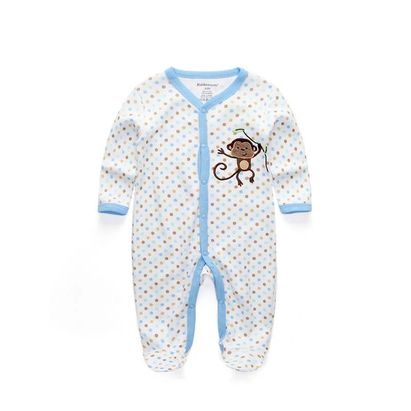 Long Sleeve Causal Baby Rompers Unisex