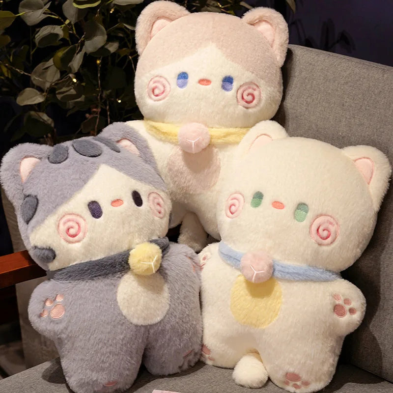 3 Colors Cartoon Cat Plush Toys  for Baby