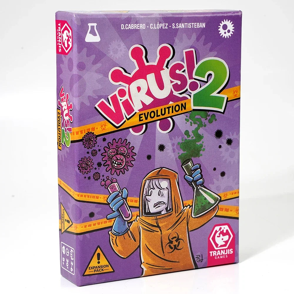 Virus Card Game Spanish Version English Edition Virus 2 Contagiously Fun Party Game