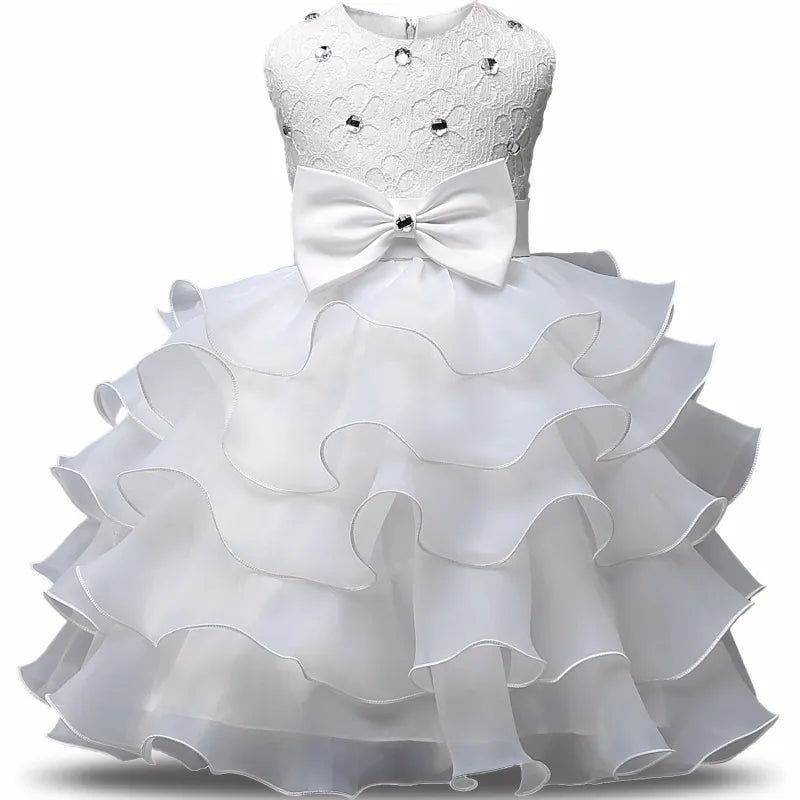 Robe de soirée sans manches bébé fille