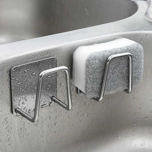 Self-Adhesive Stainless Steel Sink Rack
