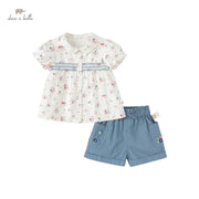 Baby Girl Clothes Set Summer Short Sleeve