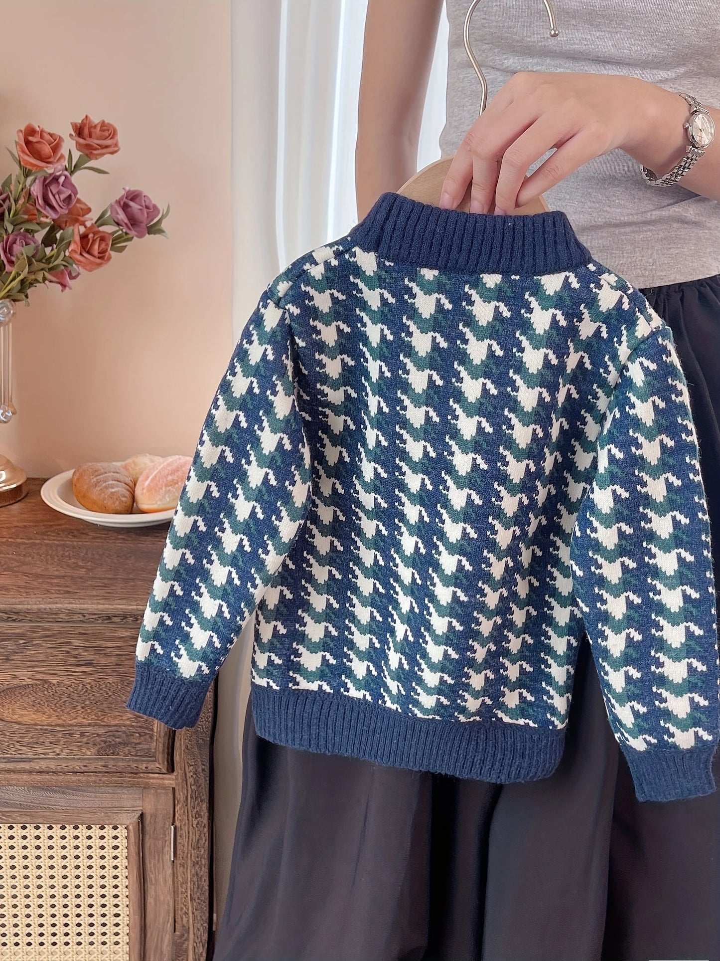 Unisex-Winterstrick-Rollkragenpullover