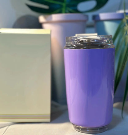 Tragbare 240-ml-Kaffeethermoskanne aus Edelstahl – auslaufsicherer Reisegetränkebecher