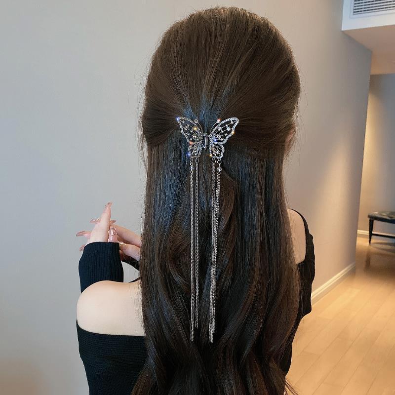 Pearl Tassel Hair Clip