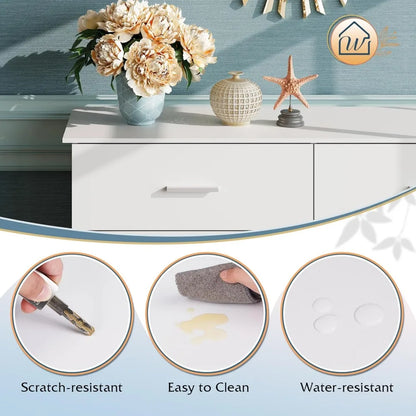 8-Drawer Dresser in Natural Finish