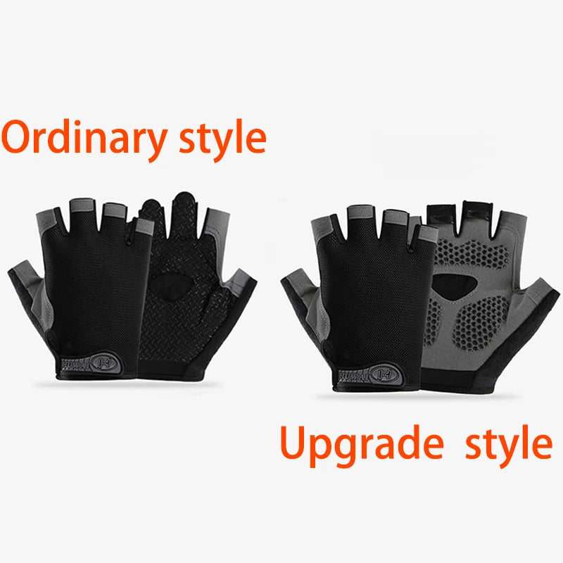 Breathable Half-Finger Cycling & Gym Gloves - Anti-Slip Design